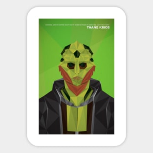 Geometric Thane Krios Sticker